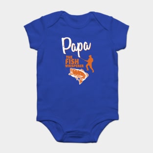 Papa the Fish Whisperer Baby Bodysuit